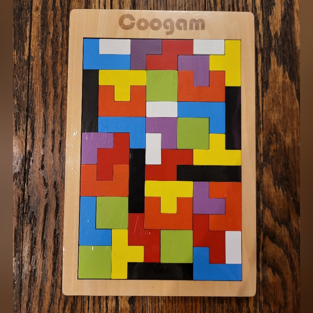 Coogam Wooden Blocks Puzzle